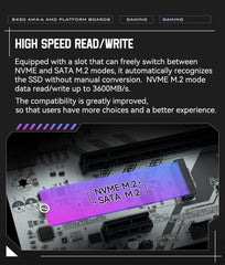 لوحة أم MACHINIST B450، معالج AMD، ذاكرة DDR4 ثنائية القناة، لوحة أم AM4، M.2 NVME (تدعم معالج Ryzen 5500 5600 5600G)