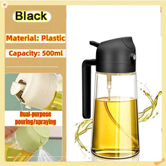 200/300/500ml Oil Spray Bottle BBQ Cooking Olive Oil Sprayer Kitchen Baking Oil Spray Empty Bottle Vinegar Bottle oil brush
