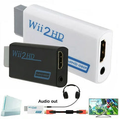 for Wii To HDMI-compatible Adapter Converter 3.5mm Audio For PC HDTV Monitor 1080P 720P Wii2 To HDMI WII2HDMI Converter Adapter