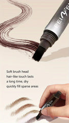 1 PC 3D Eyebrow Gel Dyeing Cream with Brush Long-lasting Air-cushion Dye Brows Tint Long-lasting Natural Makeup Eyebrow Enhancer