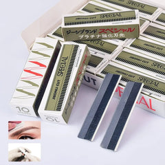 Eyebrow Trimmer Razor Blade 100pcs Stainless Steel Microblading eyebrow Knife for Permanent Makeup Brow Tattoo Beauty Tool