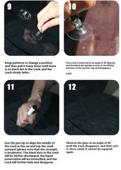 Car Windshield Cracked Repair Tool DIY Car Window Phone Screen Repair Kit Glass Curing Glue Auto Glass Scratch Crack Restore