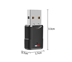 Bluetooth Audio Adapter Wireless Headphone Adapter Receiver for PS5/PS4 Game Console PC Headset 2 in 1 USB Bluetooth 5.3 Dongle