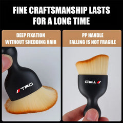 Car Interior Cleaning Soft Brush Tool Dust Remover Auto Accessories For Toyota Rav4 Chr Corolla Camry Aqua Cross Mirai Auris TRD