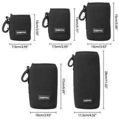 حقيبة عدسات كاميرا جديدة من AMBITFUL، حقيبة برباط، مقاس SML XL، لكاميرا Canon Sony Nikon DSLR، حافظة أسطوانية للعدسات مزودة بخطاف