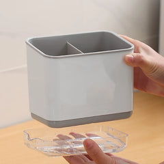 Double Layer Detachable Chopsticks Cage Multifunctional Spoon Fork Storage Holder Cutlery Organizer Kitchen Accessories