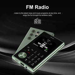 New SERVO V8 Card Cellphone 2G GSM FM Radio Magic Voice MP3 Player Dual SIM Fashion Functional Small Mobile Phone Headphone Jack