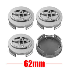 56/62mm Car Wheel Center Cover Decoration Badge Auto Hub Caps For Toyota C-hr Rav4 Yaris Hilux Avensis Prius Auris Corolla Cross