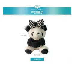 Car Interior Decoration Ornaments Car Mounted Gear Guard Decoration Panda Doll 2024 New Turn Signal Wiper Cartoon Doll