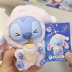 15CM New Stitch Eat Something Before Sleep Series Blind Box Plush Dolls Pendant Cute Doll Ornament Mystery Box Surprise Toy Gift