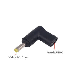 USB C PD to DC Power Connector Universal 5V 9V 12V 15V 19V TypeC to DC Jack Plug Charge Adapter Converter for Router Tablet Fan