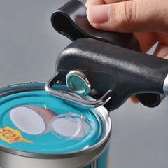 Effortless Stainless Steel Can Opener – Easy-Grip, Multi-Use, No Electricity, Safe & Portable