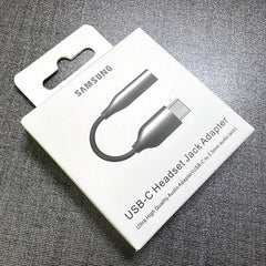 محول USB Type C إلى 3.5 مم AUX من سامسونج كابل سماعة رأس صوت من النوع C لهاتف Galaxy S25 S24 S23 S22 Ultra S20 S21 Plus