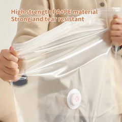 Vacuum Storage Bags No Need Pump Large Plastic Storage Bags for Storing Clothes blankets Compression Empty Bag Travel Accessorie