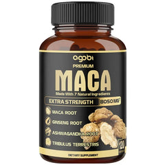 Maca Is Made From 7 Natural Ingredients, High Strength 8050mg Supports Energy and Endurance Immune System Health