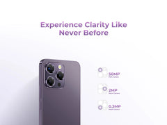 هاتف OUKITEL P1 الذكي فائق النحافة - Android 14 Helio G99 شاشة AMOLED مقاس 6.7 بوصة وتردد 120 هرتز وذاكرة وصول عشوائي (RAM) سعة 8 جيجابايت وذاكرة قراءة فقط (ROM) سعة 256 جيجابايت وكاميرا بدقة 50 ميجابكسل وبطارية 5150 مللي أمبير في الساعة وتقنية NFC