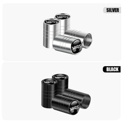 4Pcs Car Styling 3D Metal Wheel Tire Valve Caps Rim Accessories For Toyota RAV4 C-HR Camry Yaris Prius TRD GR Highlander Crown
