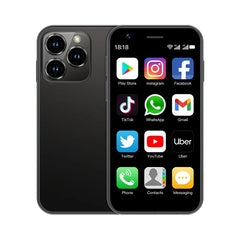 هاتف SOYES XS16 Mini 4G LTE صغير الحجم، ذاكرة وصول عشوائي 3 جيجابايت، سعة تخزين 64 جيجابايت، نظام تشغيل Android10.0، شاشة 3 بوصات، كاميرا 5 ميجابكسل، شريحتي اتصال، متجر Play، واتساب