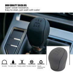 6 Color Gear Shift Non Slip Grip Handle Case Silicone Gear Shift  Knob Cover Automobiles Gear Shift Collars Car Accessories