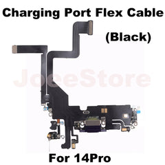 Charging Port Flex Cable for iPhone 11 12 13 14 Pro Max Mini X XS XR USB Charger Dock Connector With Microphone Ribbon Repair