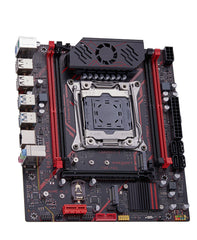 لوحة أم QIYIDA X99 TPM 2.0 واجهة LGA 2011 3 مع NVME NGFF M.2 تدعم 4 قنوات X99 C612chip DDR4 ذاكرة SATA3.0 USB3.0