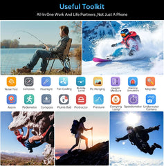【العرض العالمي الأول】هاتف Unihertz 8849 Tank 4 pro الذكي 5G مع جهاز عرض بدقة 720 بكسل Dimensity 8300 سعة 36 جيجابايت + 1 تيرابايت وشاشة AMOLED بدقة 3K