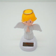 1PC Angel Solar Car Decoration Solar Dancing Figures for Car Dancing Dolls Swinging Animated Bobble Dancer Car Decor