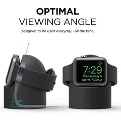 Charger Stand For Apple Watch Series 9 8 7 6 5 SE 3 Ultra 1 2 Charger Dock Station Silicone Bracket Iwatch Charging Cable Holder