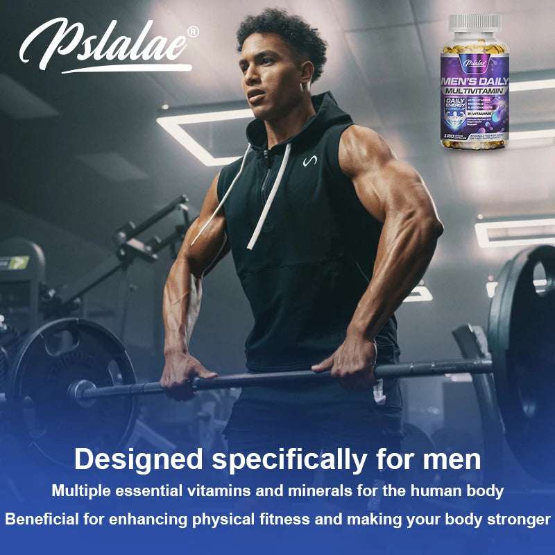 Men's Multivitamin Supplement - Provides Energy and Endurance Supports Heart, Brain Health and Vitality