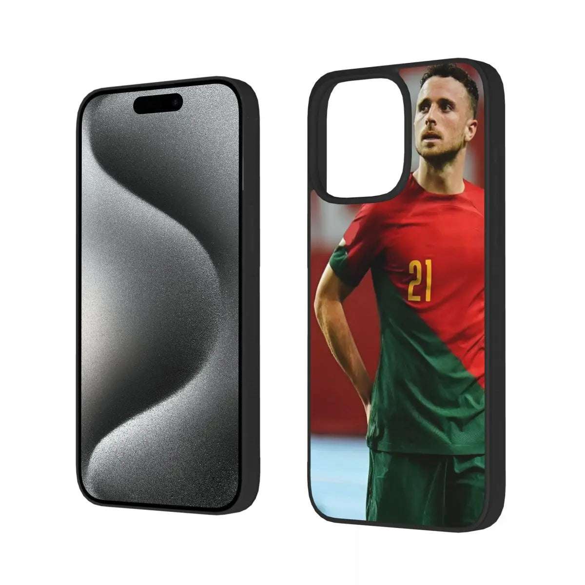 Diogo Jota Soccer Football Phone Case For iPhone 15 Pro TPU Shockproof Phone Cover