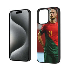 Diogo Jota Soccer Football Phone Case For iPhone 15 Pro TPU Shockproof Phone Cover