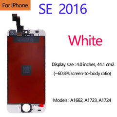 AAA+++ Quality For iPhone 5 5s 5c 6 7 LCD Display Touch Screen For 6s 7 8 Plus SE 100% Brand New LCD Digitizer tempered+Gifts