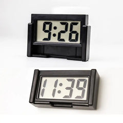 Mini Digital Clock Large Screen Car Dashboard Electronic Clock Self-adhesive Mini Clock Car Clock For Truck Dashboard
