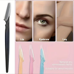 3/5/6/10/12 Piece Multi-Purpose Eyebrow Shaver Set - Gentle Facial Hair Trimmer Easy Grooming and Shaping Kit - Smooth Skin