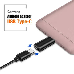 6-1Pcs Type C Female To Micro Male USB Android Adapters USB-C Charger Converter Connector for Samsung Xiaomi Huawei Smart Phone