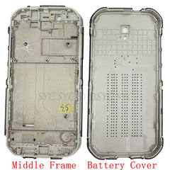 Back Cover Rear Door Case Housing For Cat S42 Battery Cover Middle Frame Shell Repair Parts