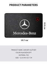 Car Dashboard Phone Glasses Non-Slip Silicone Pad Waterproof Sticky Mat For Mercedes Benz Exclusive AMG W108 W124 W126 W140 W168