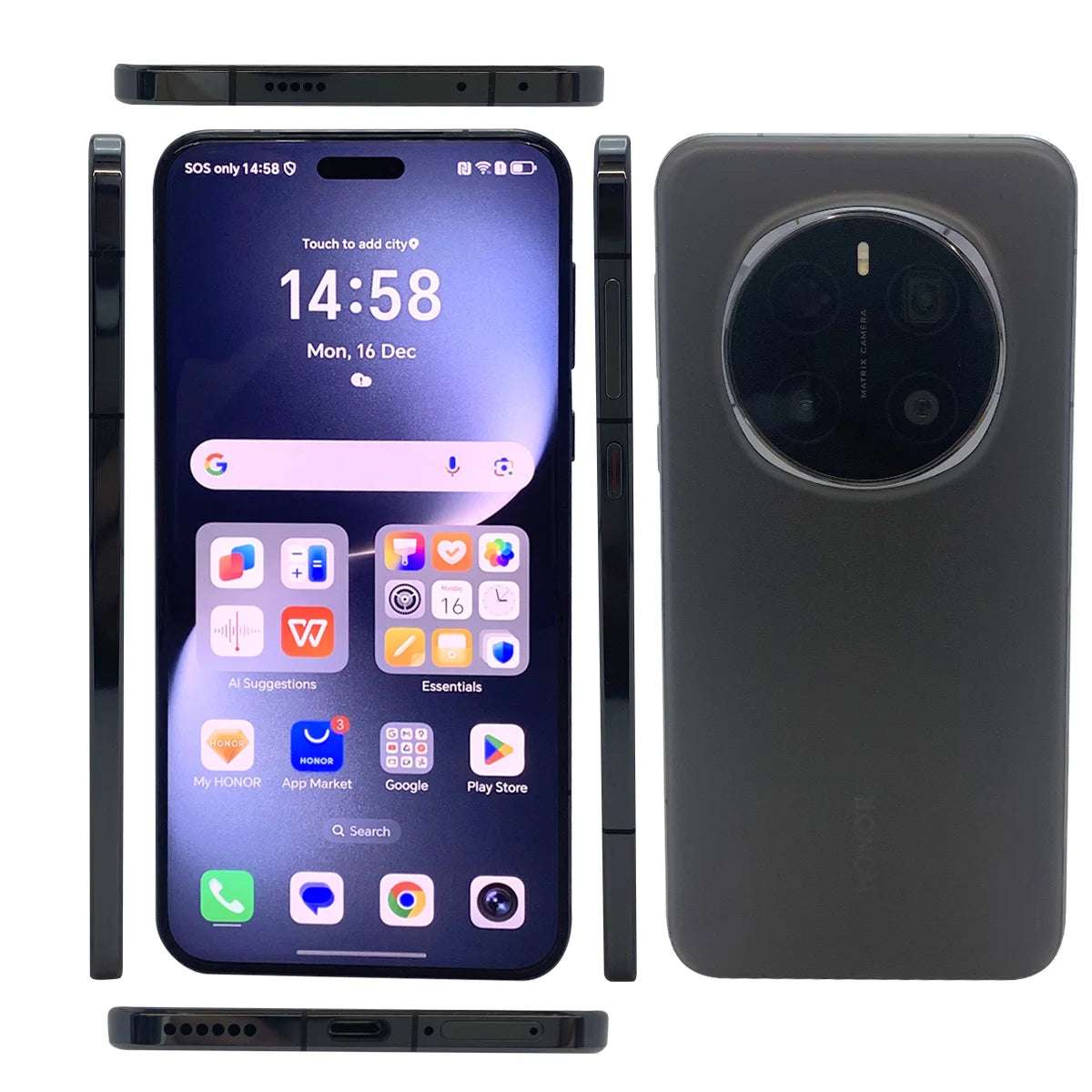 Global Version HONOR Magic7 Pro 5G Smartphone 6.8'' 120Hz OLED Display Snapdragon 8 Elite 100W SuperCharge Magic 7 Pro Phones