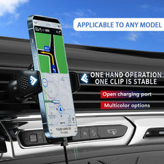 Car Phone Holder For Nissan Qashqai j10 2013 2012 2011 2010 2009 2008 Fixed Bracket Base Special Wireless Charging Phone Mounts