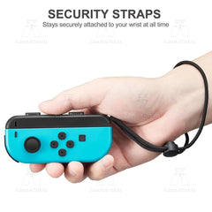 حزام معصم لجهاز Switch/Switch OLED Joycon قطع غيار وحدة تحكم Joy Con حزام معصم حبل ملحقات الألعاب