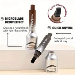 1 PC 3D Eyebrow Gel Dyeing Cream with Brush Long-lasting Air-cushion Dye Brows Tint Long-lasting Natural Makeup Eyebrow Enhancer