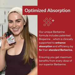 Berberine Supplement 1200 Mg Per Serving - Highly Absorbed, Heart Health, Weight Management, Antioxidant