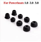 50pcs/lot Earphone Silicone Case Covers Soft Ear Tips For Headphones Ear Pads Cushion Caps Earbuds Replacement Accessories