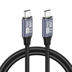 كابل USB 3.2 بسرعة 20 جيجابت في الثانية، 48 فولت، 5 أمبير، 240 واط، كابل USB C إلى Type-C 3.2 Gen2 لنقل البيانات، كابل USB C للقرص الصلب SSD، 4K، 60 هرتز، شحن سريع QC 3.0
