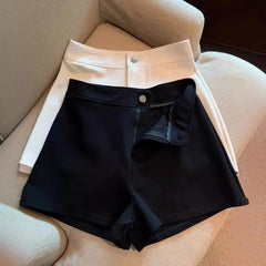 Harajuku Y2K Summer Short Pants Fashion Women Solid High Waist A-Line Straight Sexy Shorts Casual Streetwear Hot Girl Trousers