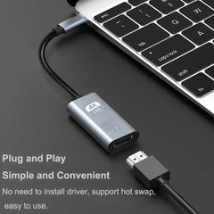 محول من النوع C إلى HDMI بدقة 4K وتردد 60 هرتز، كابل USB C USB3.1 ذكر إلى كابل HDTV أنثى لأجهزة الكمبيوتر المحمول والكمبيوتر اللوحي والتلفزيون وماك بوك