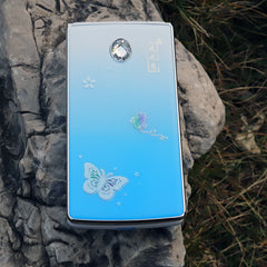 Women Flip Mobile Phone Slim Flashlight Cute Cover Style Dual Sim Big Push Button SOS Sound Recorde Cellphone