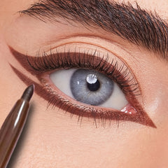 Smooth Eyeliner Gel Pencil Waterproof Long-lasting Ultra-fine Natural Soft Non-Smudge Black Brown Eyeliner Pen Makeup for Eyes