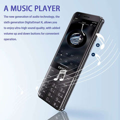 UNIWA DOOV R17 Pro Smart Touch Screen 4G Mobile Phone Whatsapp Android 13 Keypad Phones 3.54" 4GB 64GB 2300mAh Hebrew keyboard