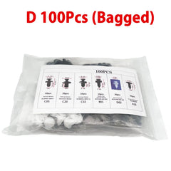 Auto Fastener Clip Mixed Car Body Push Retainer Pin Rivet Bumper Door Trim Panel Fastener Kit Car Clips Box or Bag packaging